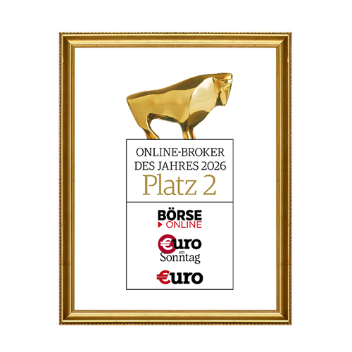 Siegel_Goldener Bulle_Online-Broker 2026 S Broker
