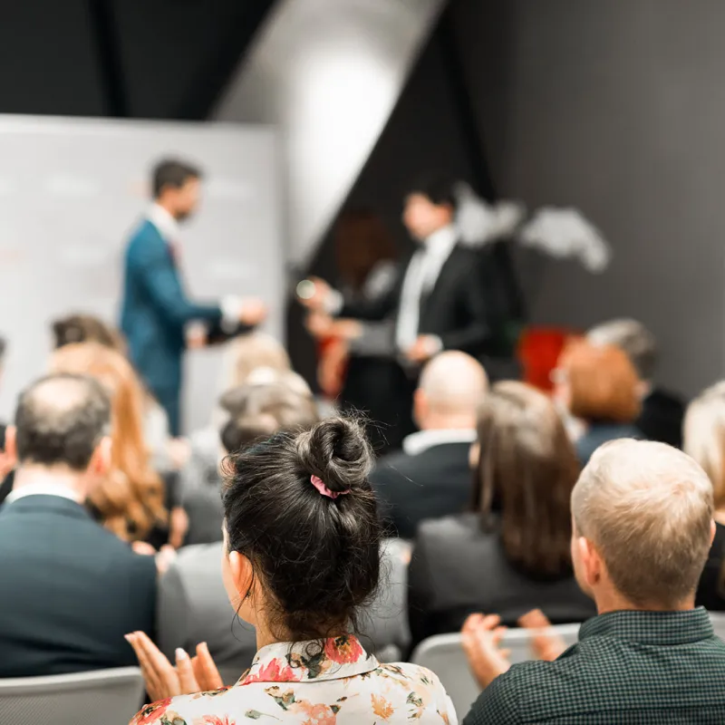Ehrung vor Publikum. Ehrung vor Publikum.